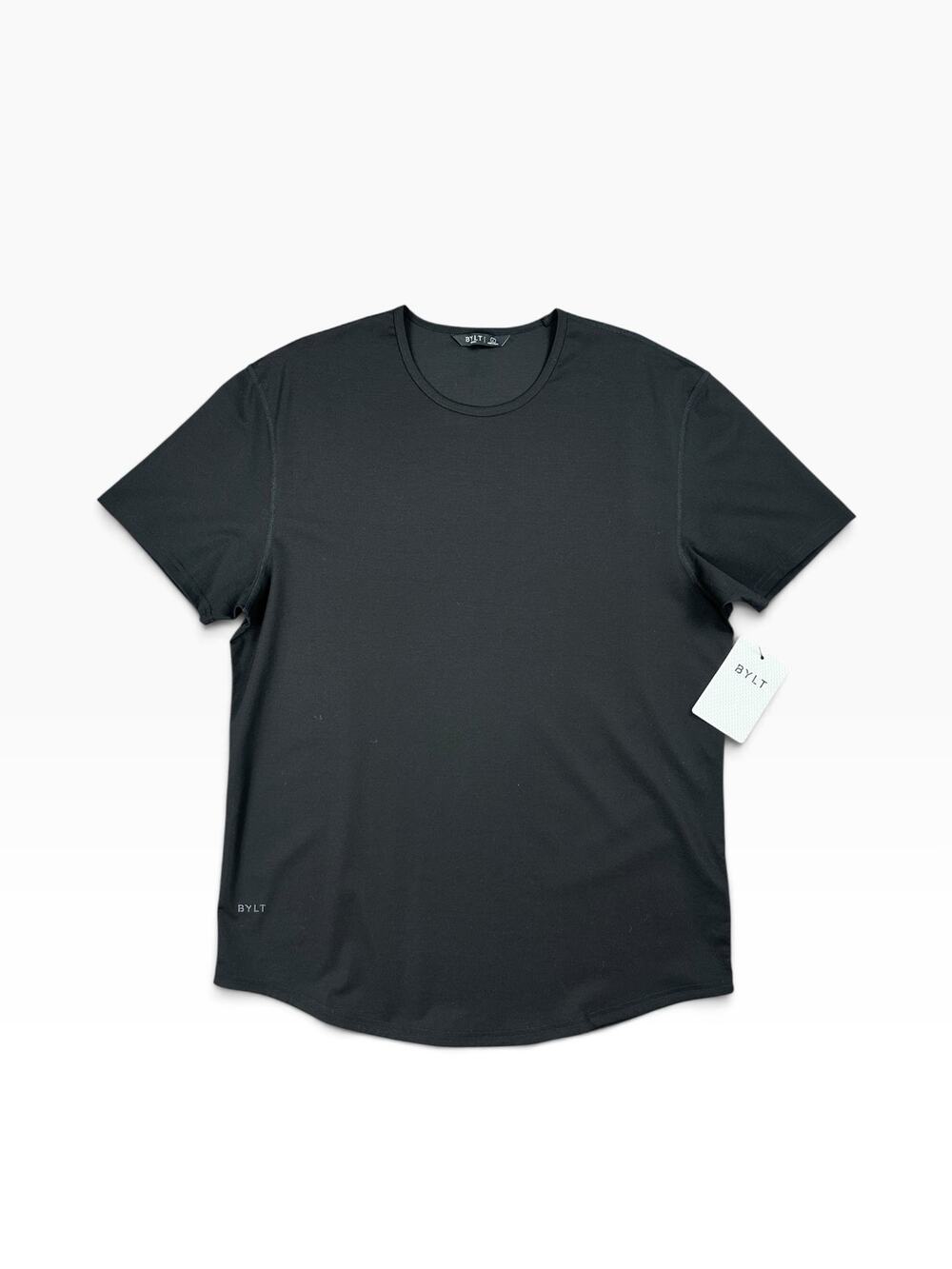 BYLT Everyday Short Sleeve Drop Cut Tee Black NWT — Size Large